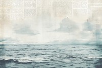 Ocean backgrounds newspaper nature.