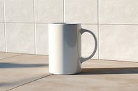 Blank white beer mug packaging  coffee drink cup.