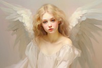 Angel with wings painting spirituality creativity.