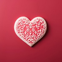 Heart cookie icing celebration. AI generated Image by rawpixel.
