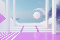  Abstract background architecture nature tranquility. AI generated Image by rawpixel.