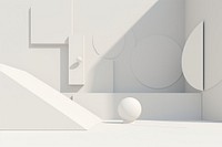  Abstract background architecture white simplicity. AI generated Image by rawpixel.