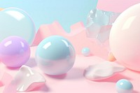  Abstract background balloon sphere celebration. AI generated Image by rawpixel.