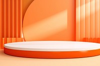 Orange memphis background furniture lighting absence.