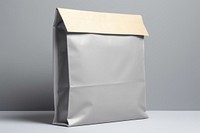 Mailing bag  gray gray background letterbox.