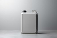 Jerry can  bottle gray gray background.