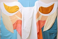 Simple abstract fabric textile illustration minimal of a angel art clothesline creativity.