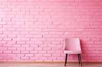 Pink brick wall background architecture backgrounds furniture.
