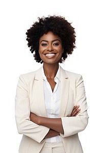 Black business woman portrait smiling adult.
