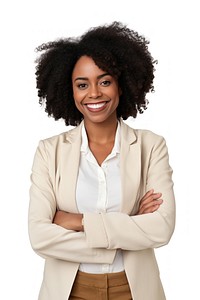 Black business woman portrait smiling adult.