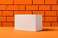 Gift box  brick carton white.