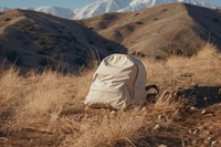 Bag Mockup landscape mountain backpack.