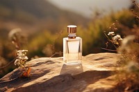 Perfume bottle land tranquility.