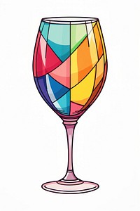 Wine glass drink refreshment drinkware. AI generated Image by rawpixel.