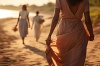 Sri lanka women walking sunlight travel.