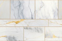 Golden tones and gray veins modern marble tile backgrounds floor.