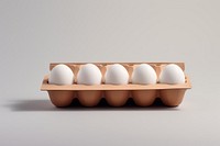 Egg carton paper packaging  simplicity food studio shot.