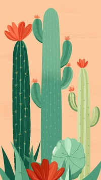 Cactus garden backgrounds plant creativity.