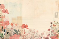 Chinese watercolour border backgrounds pattern flower.