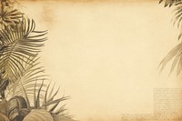 Tropical potted plant border backgrounds nature paper.