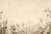 Random wildflower border backgrounds outdoors painting.