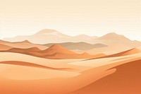  Desert landscape backgrounds outdoors nature. AI generated Image by rawpixel.