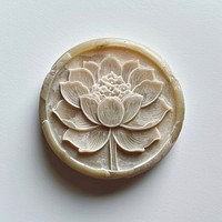 Seal Wax Stamp lotus jewelry locket craft.