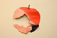 Apple art paper leaf.