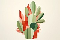 Cactus art plant leaf.