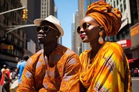 African couple photography sunglasses portrait.
