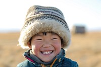 Little Mongolia boy 1970217 portrait outdoors smile.