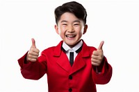 North Korea kid barber Costume smile happy excitement.