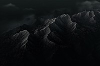 Dark background black monochrome mountain.