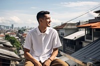 Indonesian smiling adult city.