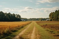 Countryside vibe landscape outdoors horizon. AI generated Image by rawpixel.