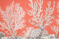 Toile wallpaper Coral outdoors nature plant.