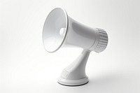 White megaphone 3d model lighting lamp electronics.