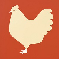 Illustration of chicken poultry animal bird.