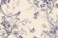 Toile wallpaper a single Sparrow pattern art backgrounds.