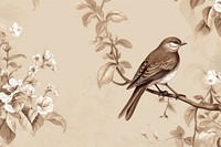 Toile wallpaper a single Sparrow sparrow animal bird.