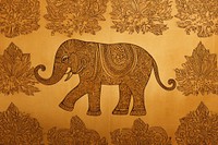Toile wallpaper Calf elephant pattern animal mammal.