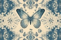 Toile wallpaper Moth pattern art backgrounds.