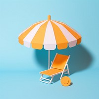 Umbrella chair summer beach umbrella.