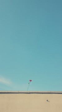 Flower on building sky outdoors horizon. AI generated Image by rawpixel.
