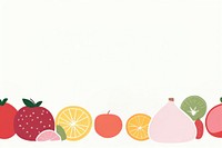 Illustration of fruits border grapefruit plant food.