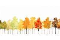 Autumn trees backgrounds panoramic outdoors.