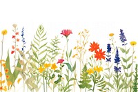 Botanical flowers backgrounds outdoors pattern.