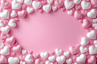 Pink and white hearts backgrounds petal love.