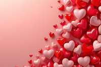 Pink and red hearts backgrounds petal love.