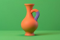 Vase pottery art jug.